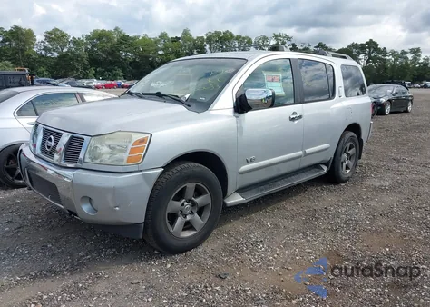2005 Nissan Armada Se из США, поврежденный, VIN 5N1AA08B45N714579